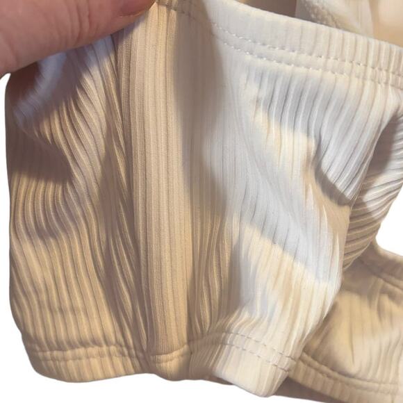 NWT Andie Wyndwood Rib Top Women's Size 3XL White Ribbed One Shoulder NEW - Picture 7 of 12